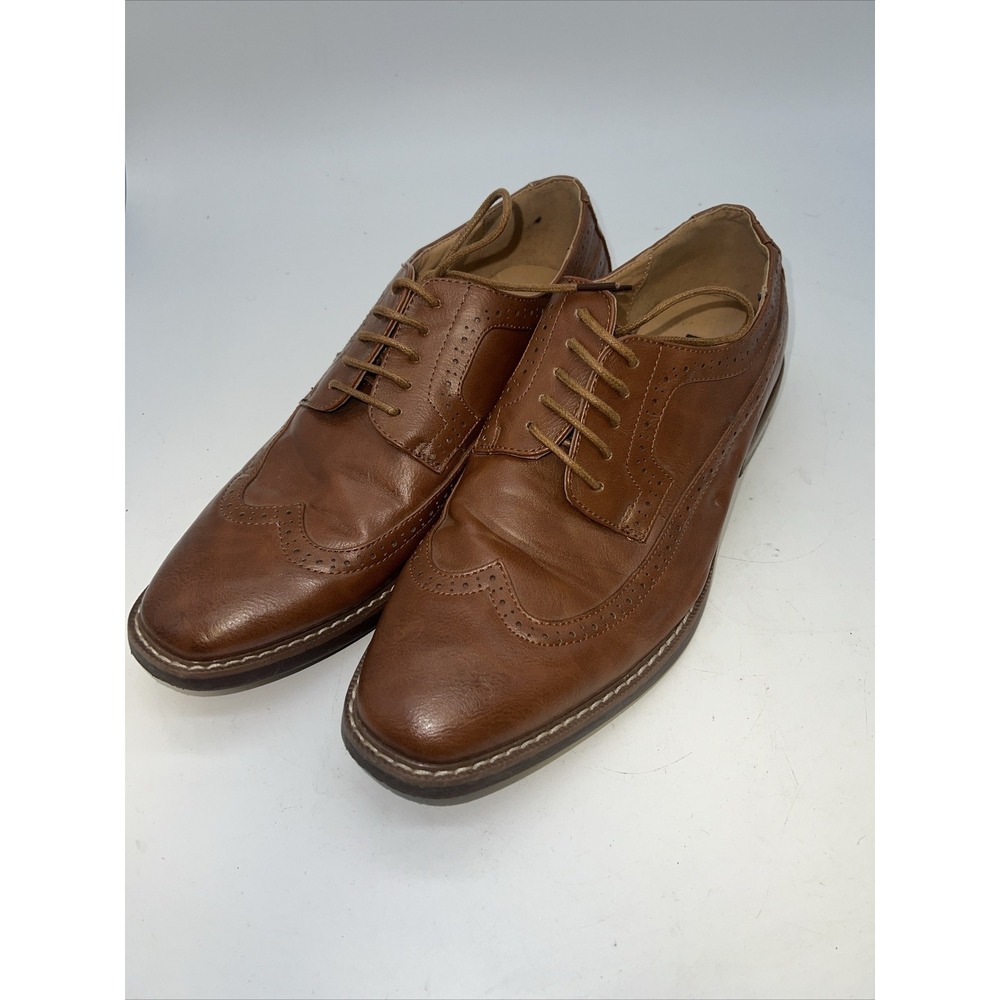Steve Madden Men's‎ M-AMPED Oxford Dress Shoes, Brown US Sz 9 M